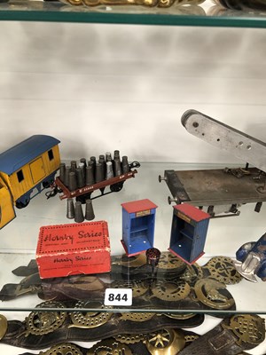 Lot 844 - Hornby 0 guage rolling stock to include cranes...