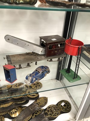 Lot 844 - Hornby 0 guage rolling stock to include cranes...