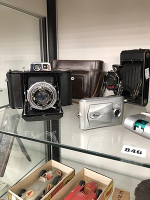 Lot 846 - Kodak, Canon, Premier and other cameras with...