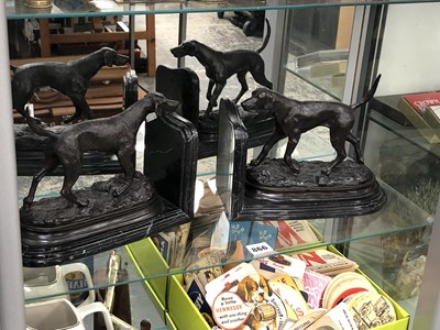 Lot 866 - After P J Mene, a pair of bronze and marble...