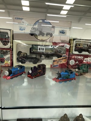 Lot 870 - Eight Thomas the Tank Engine die cast toys...