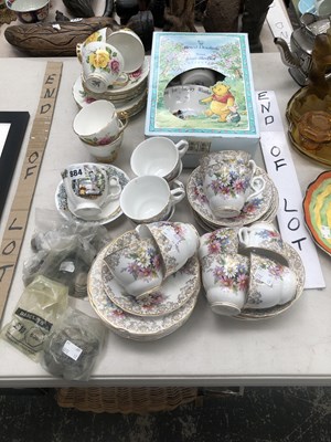 Lot 884 - A box of Doulton Winnie the Poo wares, floral...