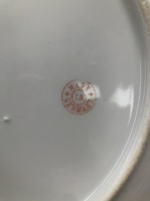 Lot 887 - A large collection of German porcelain pink...