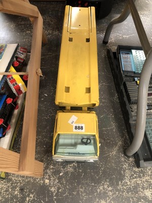 Lot 888 - Lego, Tonka and other toys, a wooden castle,...