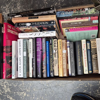 Lot 924 - Books: glamour, history, sport and novels
