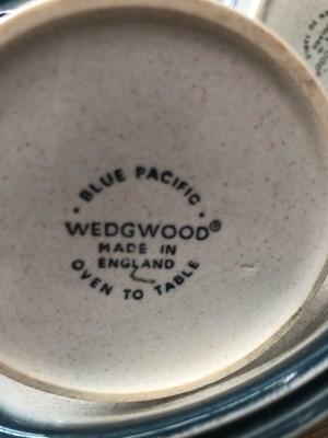 Lot 927 - A Wedgwood Blue Pacific pattern tea and coffee...