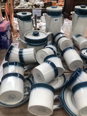 Lot 927 - A Wedgwood Blue Pacific pattern tea and coffee...