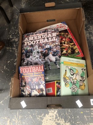 Lot 932 - Three boxes of American football publications