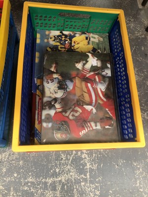 Lot 932 - Three boxes of American football publications