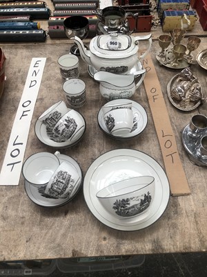 Lot 960 - An early 19th century porcelain tea and coffee...