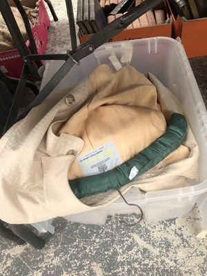 Lot 967 - Cushions, baskets, ladies hats together with...