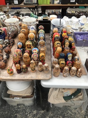 Lot 968 - A large collection of babuschka dolls