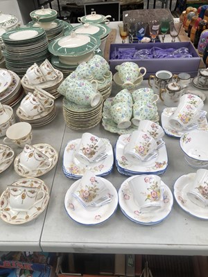 Lot 980 - Standard China, Foley, Royal Albert and other...