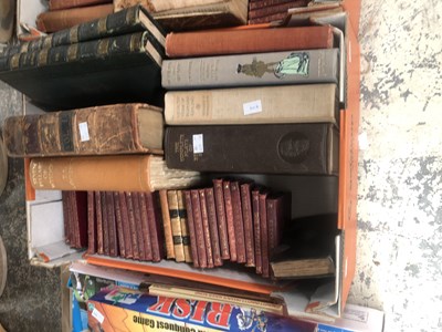 Lot 982 - Leather bound books to include Shakespeare,...