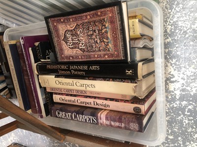Lot 997 - Art and carpet textbooks to include a set of...