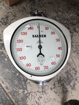 Lot 1012 - A Salter scale weighing up to 150 Lbs