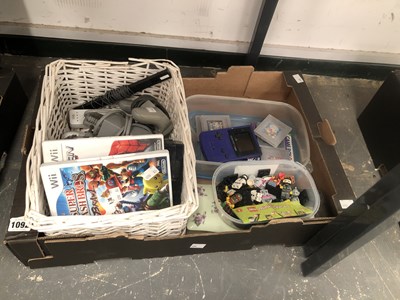 Lot 1092 - A Nintendo games console together with games,...
