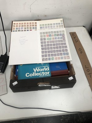 Lot 1094 - Albums of British and world postage stamps