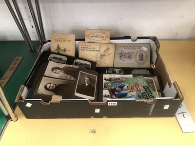 Lot 1100 - Albums of family photographs together with...