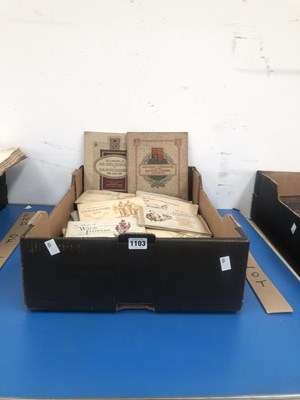 Lot 1103 - A large collection of cigarette cards in...