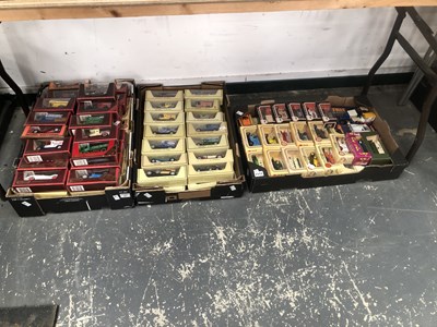 Lot 1111 - Boxed Lledo and Matchbox advertising vans,...