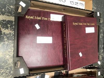 Lot 1121 - First day covers in albums and loose