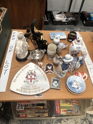 Lot 1123 - Crown Derby paperweights, Copenhagen birds and...