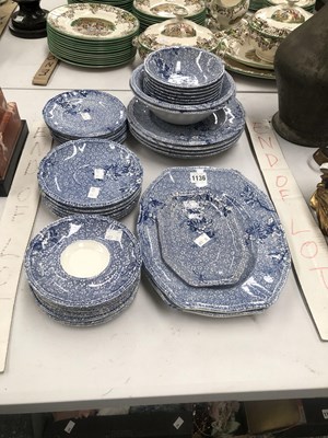Lot 1136 - An Enoch Wedgwood Monique pattern part dinner set