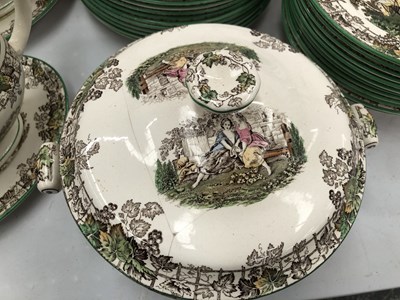 Lot 1144 - A Copeland Spode Byron pattern dinner service