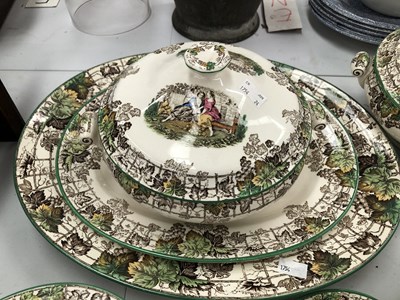 Lot 1144 - A Copeland Spode Byron pattern dinner service