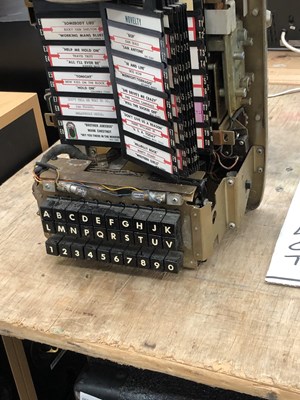 Lot 1031 - A table-top juke box selector 'Wurlitzer 200...