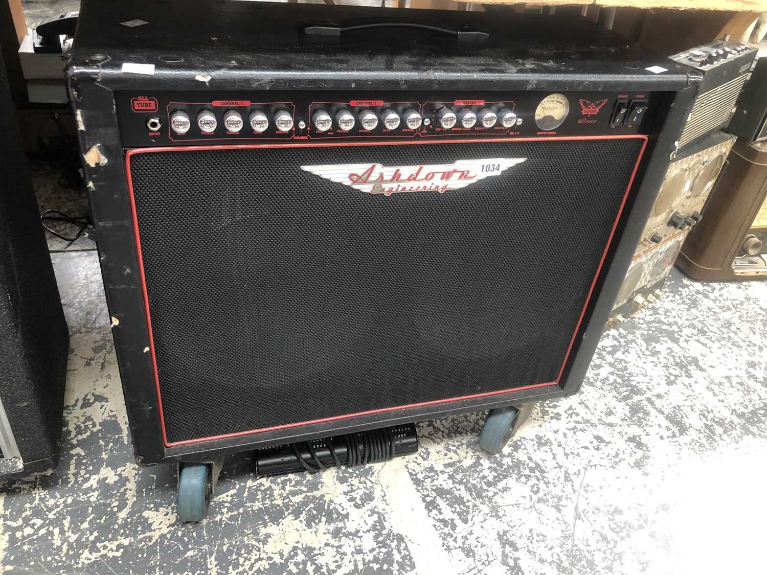 Lot 1034 - An Ashdown 60 DSP 'Fallen Angel' all tube...