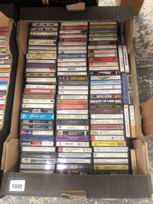 Lot 1045 - Music cassettes - Approx 250
