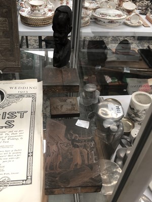 Lot 1167 - A 1923 Royal Wedding printing block for...