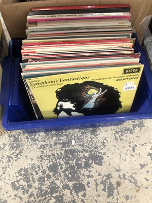 Lot 1055 - A large collection of classical LP records...