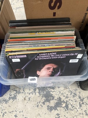 Lot 1055 - A large collection of classical LP records...