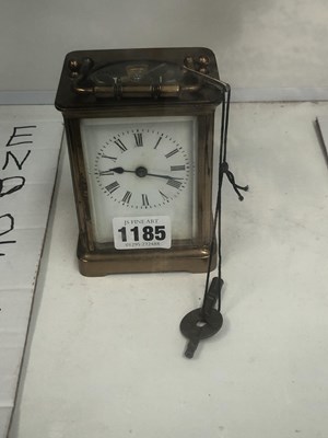 Lot 1185 - A carriage timepiece