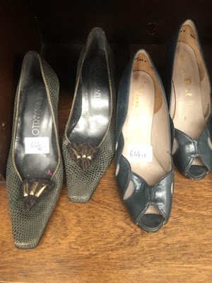 Lot 644 - Ladies Shoes. Six pairs of heels. Teatro,...