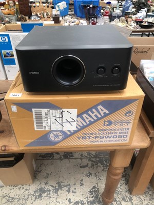 Lot 1081 - A Yamaha YST-FSW050 subwoofer system in...