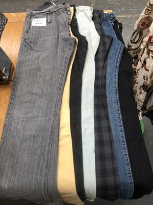 Lot 647 - Seven pairs of Paul Smith Jeans sizes 30 and 32