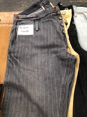 Lot 647 - Seven pairs of Paul Smith Jeans sizes 30 and 32