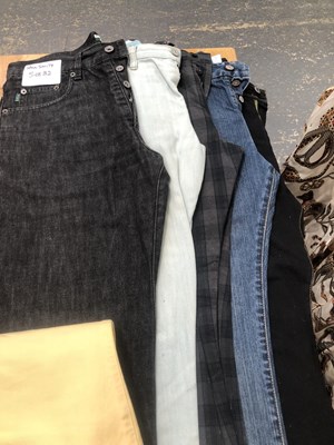 Lot 647 - Seven pairs of Paul Smith Jeans sizes 30 and 32
