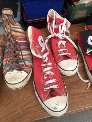 Lot 650 - Four pairs of men's Converse All Stars Chuck...
