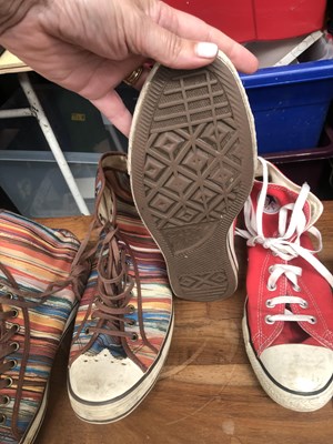 Lot 650 - Four pairs of men's Converse All Stars Chuck...