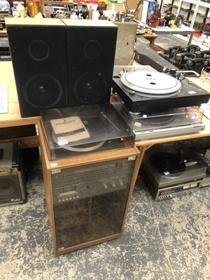 Lot 1086a - 3 record decks and a Fidelity HiFi.