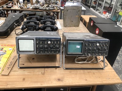 Lot 1087a - Two Osciloscopes, both Philips PM 3217