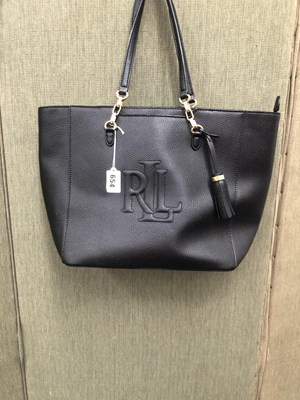 Lot 654 - A Lauren Ralph Lauren leather tote bag...