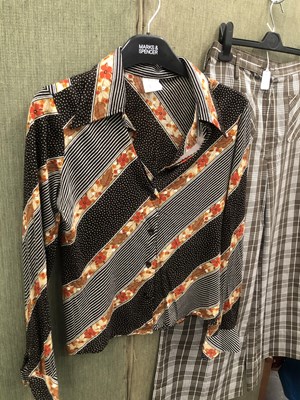 Lot 655 - Ladies clothes. A St Michael white Crimplene...