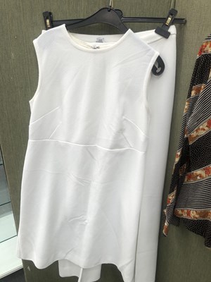 Lot 655 - Ladies clothes. A St Michael white Crimplene...