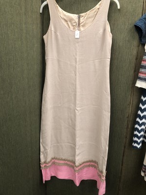 Lot 660 - Ladies clothing. A knitted blue short dress...